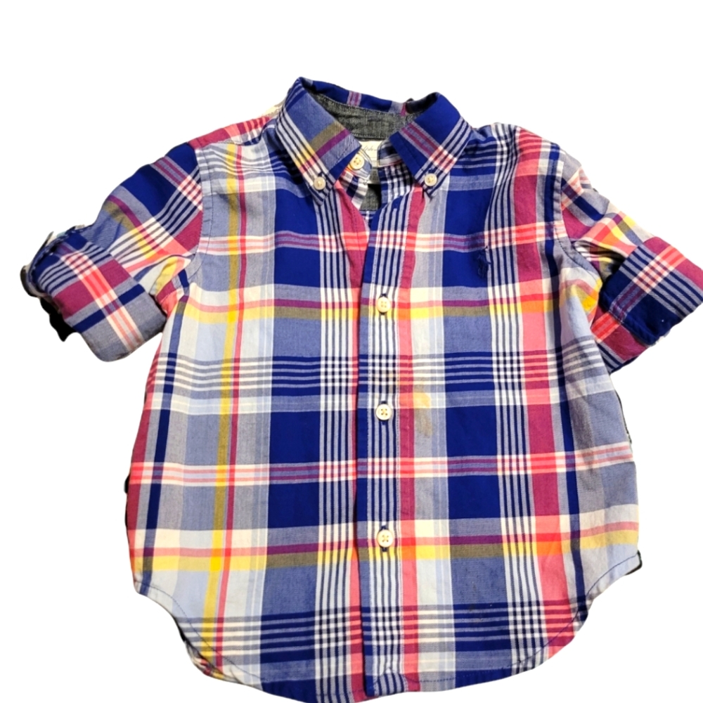 Ralph Lauren  Button Down Plaid 18M